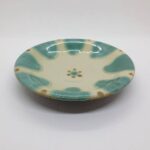 6寸皿 緑釉オーグスヤ | 【やちむん】よーりよーり